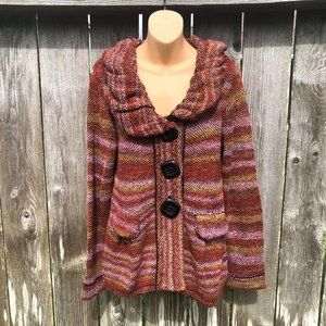 Avette Mohair Knit Jacket Cardigan Sweater Retro